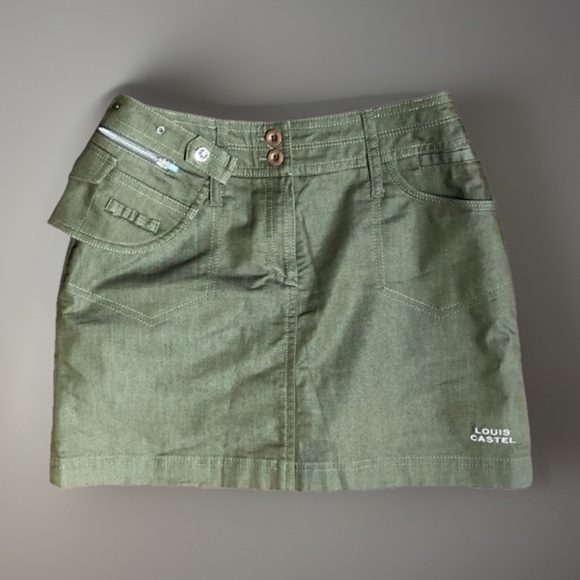 Green Belted Pack Golf Women's Skirt / Skort sz XS